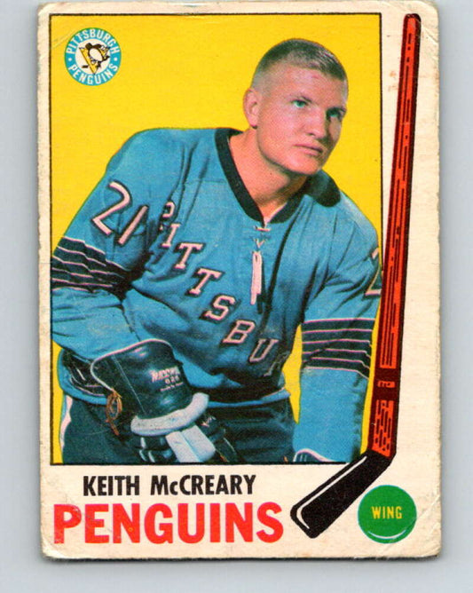 1969-70 O-Pee-Chee #114 Keith McCreary  Pittsburgh Penguins  V1460