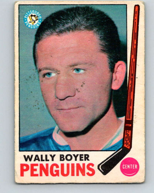 1969-70 O-Pee-Chee #118 Wally Boyer  Pittsburgh Penguins  V1462