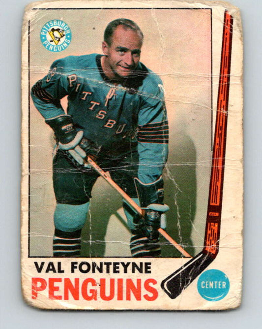 1969-70 O-Pee-Chee #119 Val Fonteyne  Pittsburgh Penguins  V1465