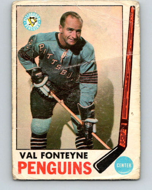 1969-70 O-Pee-Chee #119 Val Fonteyne  Pittsburgh Penguins  V1466
