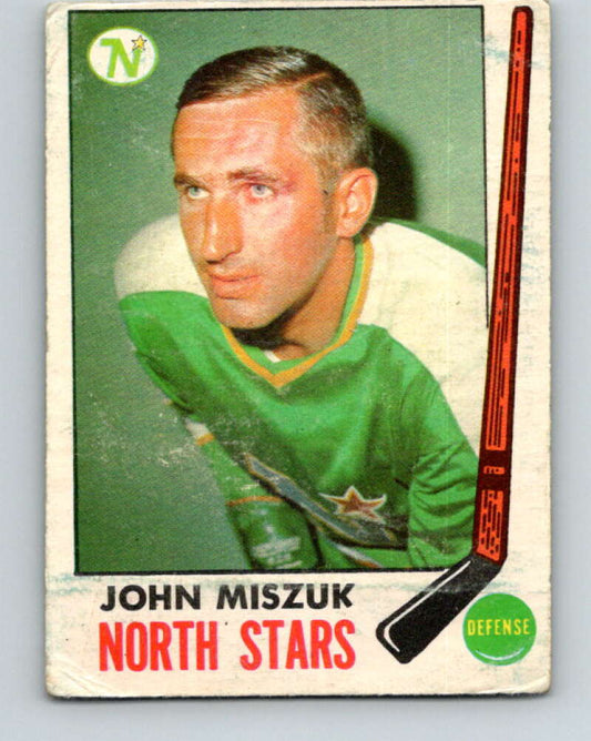 1969-70 O-Pee-Chee #124 John Miszuk  Minnesota North Stars  V1475
