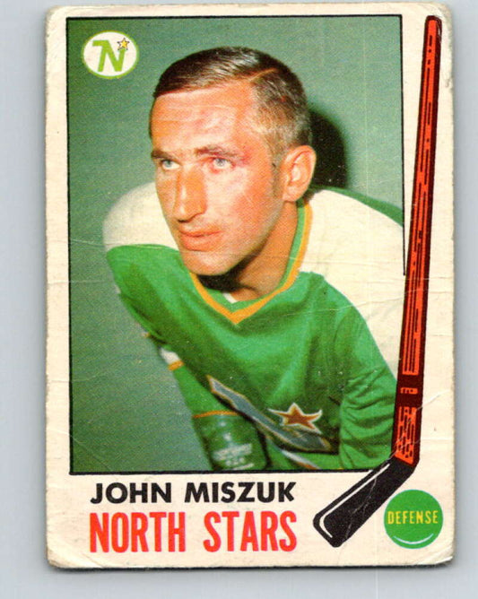 1969-70 O-Pee-Chee #124 John Miszuk  Minnesota North Stars  V1477