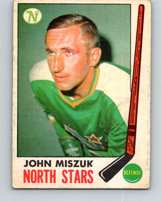 1969-70 O-Pee-Chee #124 John Miszuk  Minnesota North Stars  V1478