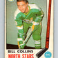 1969-70 O-Pee-Chee #126 Bill Collins  RC Rookie Minnesota North Stars  V1485