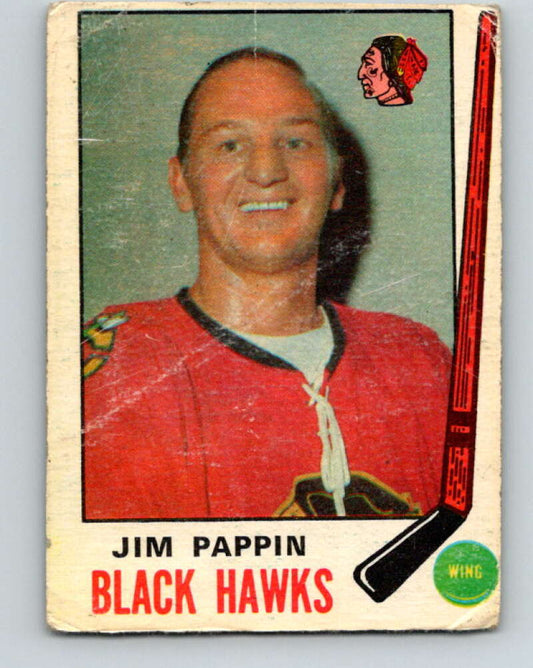 1969-70 O-Pee-Chee #133 Jim Pappin  Chicago Blackhawks  V1501