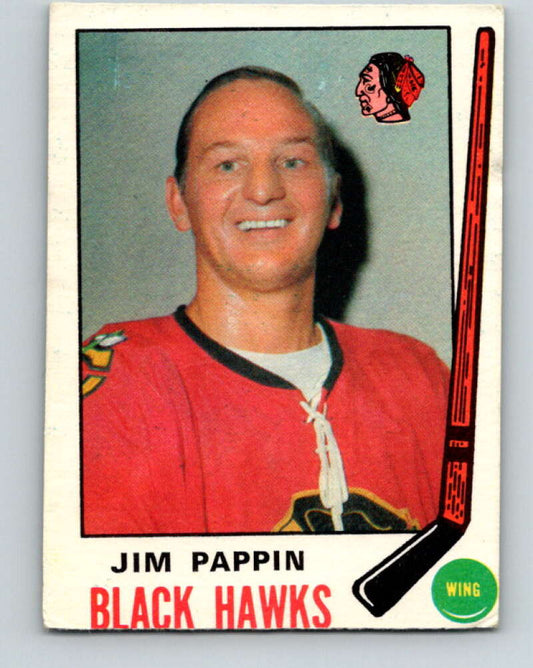 1969-70 O-Pee-Chee #133 Jim Pappin  Chicago Blackhawks  V1505