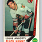 1969-70 O-Pee-Chee #134 Lou Angotti  Chicago Blackhawks  V1507