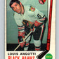 1969-70 O-Pee-Chee #134 Lou Angotti  Chicago Blackhawks  V1511
