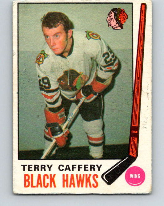 1969-70 O-Pee-Chee #135 Terry Caffery  RC Rookie Chicago Blackhawks  V1515