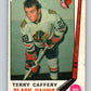 1969-70 O-Pee-Chee #135 Terry Caffery  RC Rookie Chicago Blackhawks  V1517