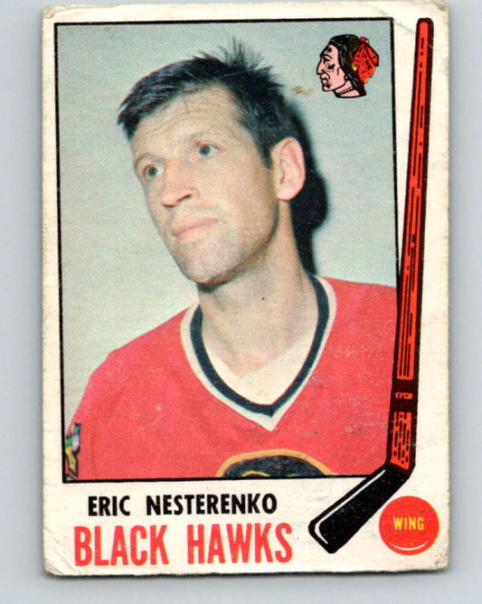 1969-70 O-Pee-Chee #136 Eric Nesterenko  Chicago Blackhawks  V1525