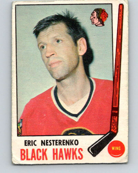 1969-70 O-Pee-Chee #136 Eric Nesterenko  Chicago Blackhawks  V1527