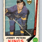 1969-70 O-Pee-Chee #143 Jim Peters  RC Rookie Los Angeles Kings  V1558