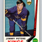 1969-70 O-Pee-Chee #143 Jim Peters  RC Rookie Los Angeles Kings  V1562