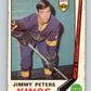 1969-70 O-Pee-Chee #143 Jim Peters  RC Rookie Los Angeles Kings  V1565