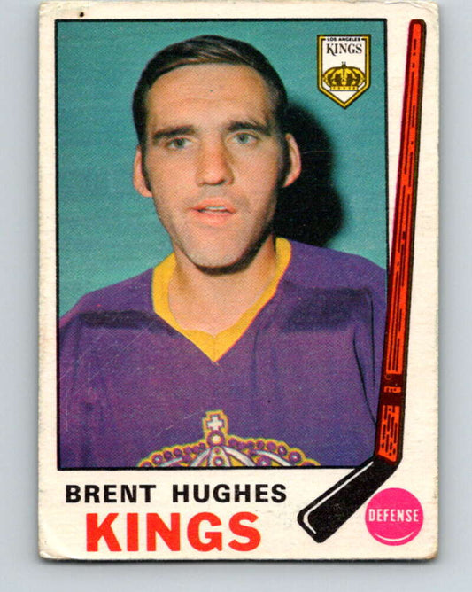 1969-70 O-Pee-Chee #144 Brent Hughes  RC Rookie Los Angeles Kings  V1571
