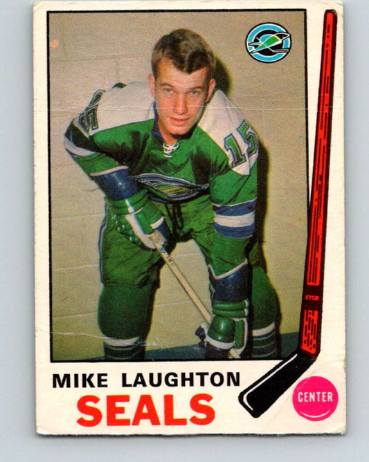 1969-70 O-Pee-Chee #148 Mike Laughton  RC Rookie Oakland Seals  V1591