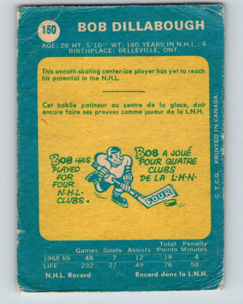 1969-70 O-Pee-Chee #151 Bob Woytowich  Pittsburgh Penguins  V1607