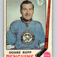 1969-70 O-Pee-Chee #153 Duane Rupp  Pittsburgh Penguins  V1612
