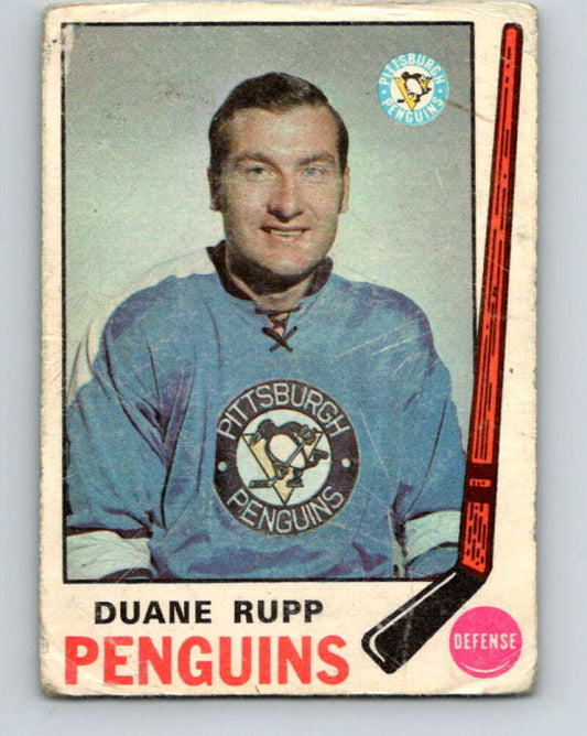 1969-70 O-Pee-Chee #153 Duane Rupp  Pittsburgh Penguins  V1612