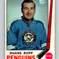 1969-70 O-Pee-Chee #153 Duane Rupp  Pittsburgh Penguins  V1613