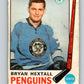 1969-70 O-Pee-Chee #154 Bryan Hextall  RC Rookie Pittsburgh Penguins  V1624