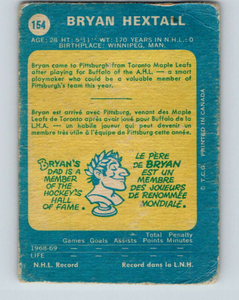 1969-70 O-Pee-Chee #155 Jean Pronovost  RC Rookie Pittsburgh Penguins  V1625