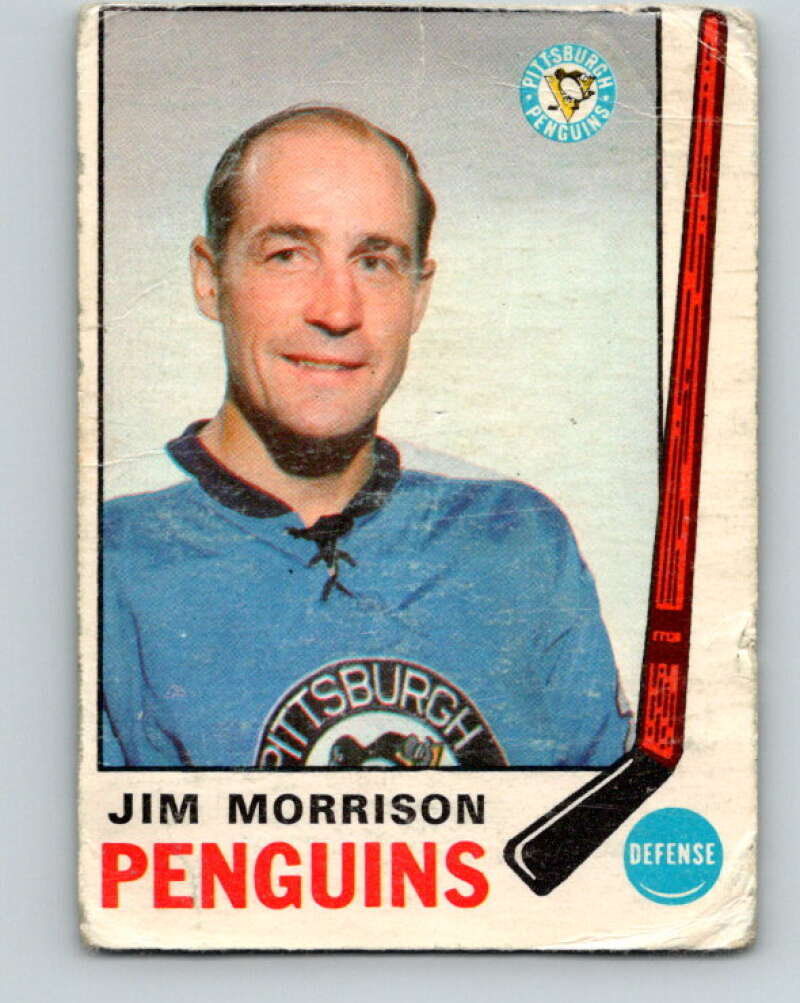 1969-70 O-Pee-Chee #156 Jim Morrison  Pittsburgh Penguins  V1635