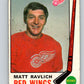 1969-70 O-Pee-Chee #161 Matt Ravlich  Detroit Red Wings  V1663