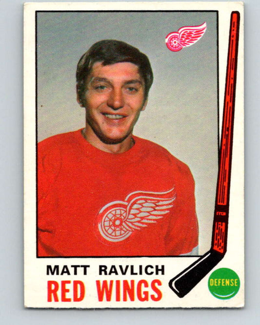 1969-70 O-Pee-Chee #162 Nick Libett  RC Rookie Detroit Red Wings  V1665