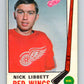 1969-70 O-Pee-Chee #162 Nick Libett  RC Rookie Detroit Red Wings  V1666