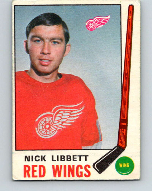 1969-70 O-Pee-Chee #162 Nick Libett  RC Rookie Detroit Red Wings  V1666