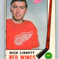 1969-70 O-Pee-Chee #162 Nick Libett  RC Rookie Detroit Red Wings  V1667