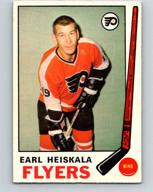 1969-70 O-Pee-Chee #170 Earl Heiskala  RC Rookie Philadelphia Flyers  V1710