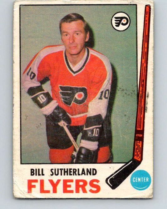 1969-70 O-Pee-Chee #172 Bill Sutherland  Philadelphia Flyers  V1716