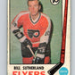 1969-70 O-Pee-Chee #172 Bill Sutherland  Philadelphia Flyers  V1717