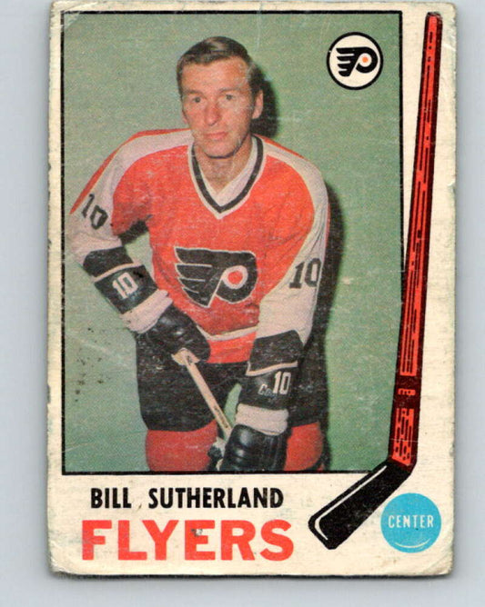 1969-70 O-Pee-Chee #172 Bill Sutherland  Philadelphia Flyers  V1717