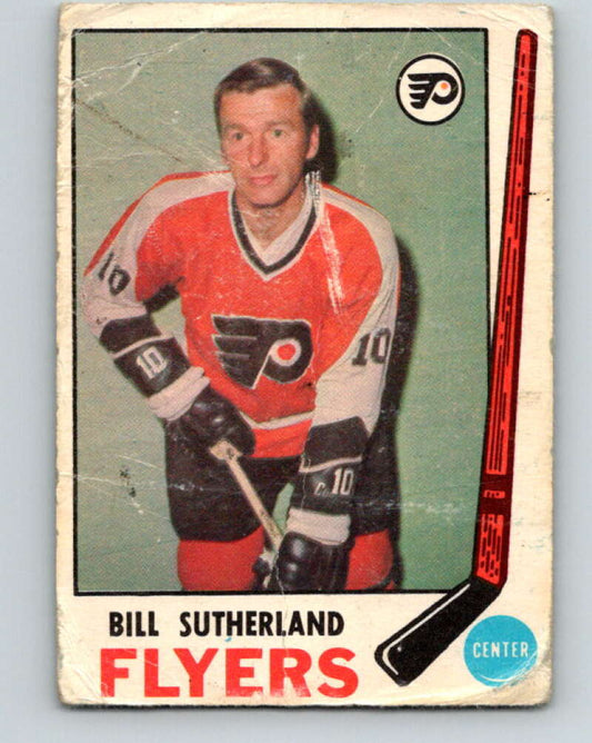 1969-70 O-Pee-Chee #172 Bill Sutherland  Philadelphia Flyers  V1719
