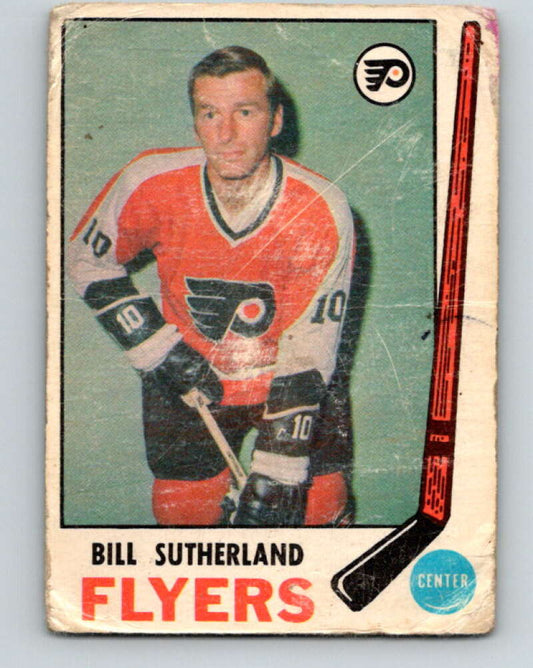 1969-70 O-Pee-Chee #172 Bill Sutherland  Philadelphia Flyers  V1721