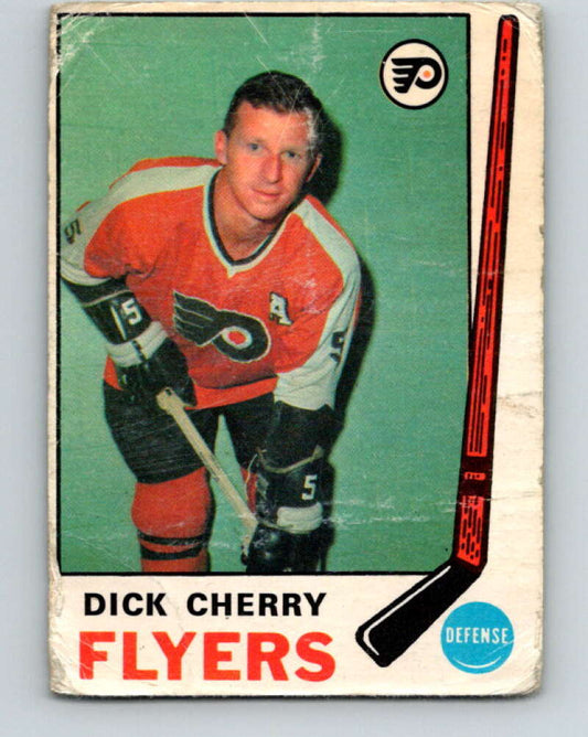1969-70 O-Pee-Chee #173 Dick Cherry  RC Rookie Philadelphia Flyers  V1722