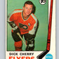 1969-70 O-Pee-Chee #173 Dick Cherry  RC Rookie Philadelphia Flyers  V1723