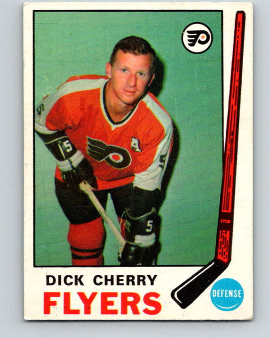 1969-70 O-Pee-Chee #173 Dick Cherry  RC Rookie Philadelphia Flyers  V1724