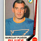 1969-70 O-Pee-Chee #176 Barclay Plager  St. Louis Blues  V1736
