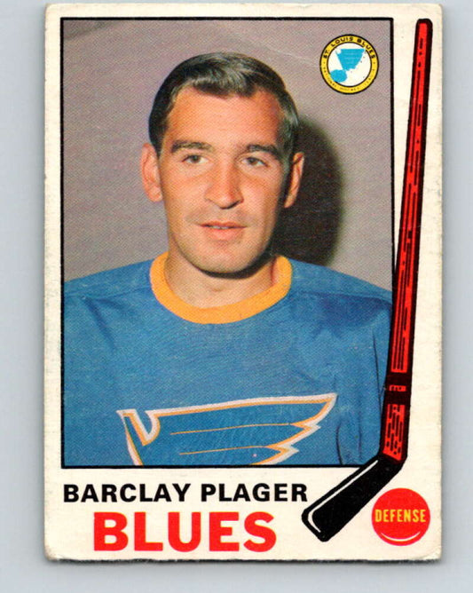 1969-70 O-Pee-Chee #176 Barclay Plager  St. Louis Blues  V1736