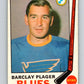 1969-70 O-Pee-Chee #176 Barclay Plager  St. Louis Blues  V1737