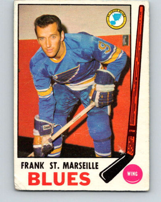 1969-70 O-Pee-Chee #177 Frank St. Marseille  RC Rookie St. Louis Blues  V1740