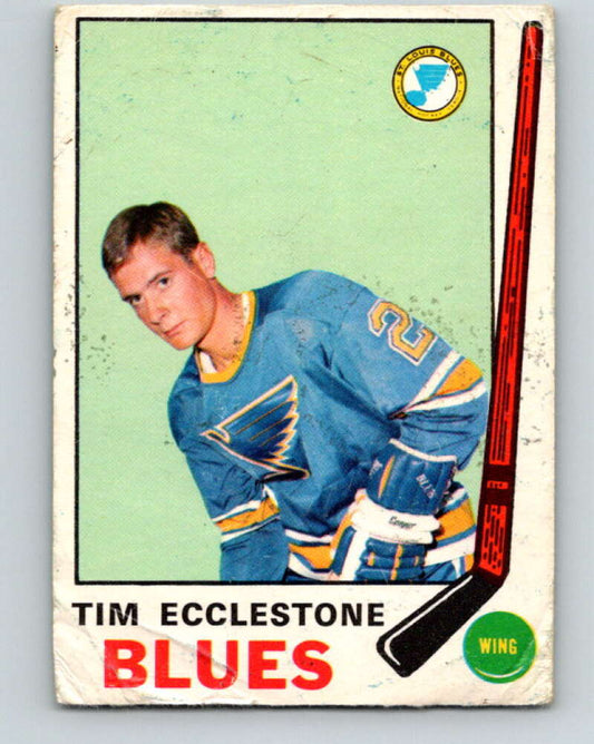 1969-70 O-Pee-Chee #179 Tim Ecclestone  St. Louis Blues  V1749