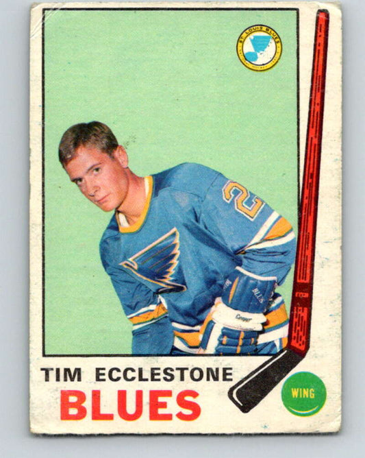 1969-70 O-Pee-Chee #179 Tim Ecclestone  St. Louis Blues  V1750