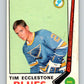 1969-70 O-Pee-Chee #179 Tim Ecclestone  St. Louis Blues  V1752