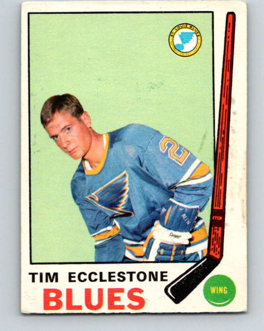 1969-70 O-Pee-Chee #179 Tim Ecclestone  St. Louis Blues  V1752